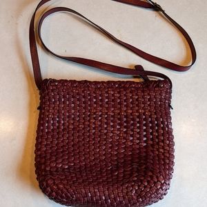 Latico Leather Woven Crossbody